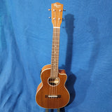 Ohana Tenor TK-20CE Solid Mahogany Top / Laminate Back and Sides A/E Cutaway Ukulele P691