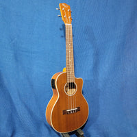 Ohana Tenor TK-20CE Solid Mahogany Top / Laminate Back and Sides A/E Cutaway Ukulele P691