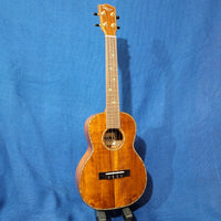 Ohana Tenor TK-370G All Solid Koa Birds Abalone Inlay Ukulele P721