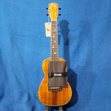 Ohana Concert CK-570G Select All Solid Koa Birds Abalone Inlay Ukulele with Hard Case p725