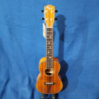 Ohana Concert CK-570G Select All Solid Koa Birds Abalone Inlay Ukulele with Hard Case p725