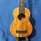 KoAloha Super Soprano Long Neck Solid Koa KSM-02 Made in Hawaii Ukulele w/ Hardcase P732