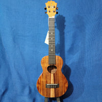 KoAloha Long Neck Super Concert All Solid Koa KCM-02 Made in Hawaii Ukulele w/ Hardcase P733