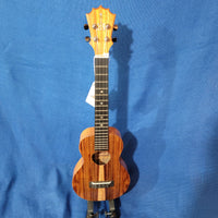 KoAloha Long Neck Super Concert All Solid Koa KCM-02 Made in Hawaii Ukulele w/ Hardcase P733