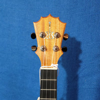 KoAloha Long Neck Super Concert All Solid Koa KCM-02 Made in Hawaii Ukulele w/ Hardcase P733