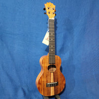 KoAloha Long Neck Super Concert All Solid Koa KCM-02 Made in Hawaii Ukulele w/ Hardcase P733