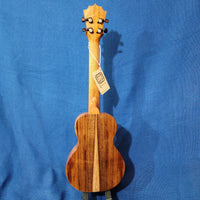 KoAloha Long Neck Super Concert All Solid Koa KCM-02 Made in Hawaii Ukulele w/ Hardcase P733