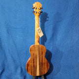 KoAloha Long Neck Super Concert All Solid Koa KCM-02 Made in Hawaii Ukulele w/ Hardcase P733