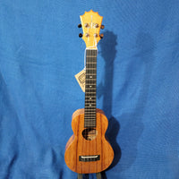 KoAloha Long Neck Super Concert All Solid Koa KCM-02 Made in Hawaii Ukulele w/ Hardcase P734