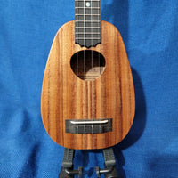 KoAloha Long Neck Soprano Pineapple Royal Pikake Koa All Solid KSM-13 Satin Made in Hawaii Ukulele w/ KoAloha Hardcase P735