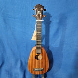 KoAloha Long Neck Soprano Pineapple Royal Pikake Koa All Solid KSM-13 Satin Made in Hawaii Ukulele w/ KoAloha Hardcase P735