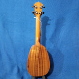 KoAloha Long Neck Soprano Pineapple Royal Pikake Koa All Solid KSM-13 Satin Made in Hawaii Ukulele w/ KoAloha Hardcase P735