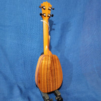 KoAloha Long Neck Soprano Pineapple Royal Pikake Koa All Solid KSM-13 Satin Made in Hawaii Ukulele w/ KoAloha Hardcase P735