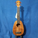 KoAloha Super Soprano Pineapple Long Neck All Solid Koa KSM-03 Made in Hawaii Ukulele w/ Case P736