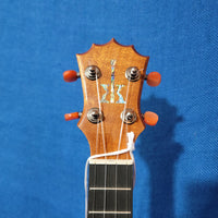 KoAloha Super Soprano Pineapple Long Neck All Solid Koa KSM-03 Made in Hawaii Ukulele w/ Case P736