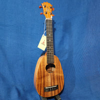 KoAloha Super Soprano Pineapple Long Neck All Solid Koa KSM-03 Made in Hawaii Ukulele w/ Case P736