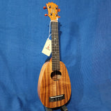 KoAloha Super Soprano Pineapple Long Neck All Solid Koa KSM-03 Made in Hawaii Ukulele w/ Case P736