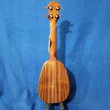 KoAloha Super Soprano Pineapple Long Neck All Solid Koa KSM-03 Made in Hawaii Ukulele w/ Case P736