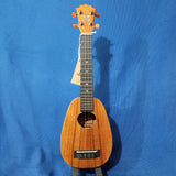 KoAloha Super Soprano Pineapple Long Neck All Solid Koa KSM-03 Made in Hawaii Ukulele w/ Case P738