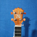 KoAloha Super Soprano Pineapple Long Neck All Solid Koa KSM-03 Made in Hawaii Ukulele w/ Case P738