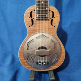 Gold Tone Super Concert Long (Tenor) Neck ResoMaple Laminate Curly Maple Resonator Ukulele with Gigbag P754