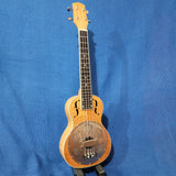 Gold Tone Super Concert Long (Tenor) Neck ResoMaple Laminate Curly Maple Resonator Ukulele with Gigbag P756