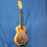 Gold Tone Super Concert Long (Tenor) Neck ResoMaple Laminate Curly Maple Resonator Ukulele with Gigbag P756