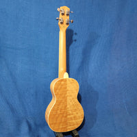 Gold Tone Super Concert Long (Tenor) Neck ResoMaple Laminate Curly Maple Resonator Ukulele with Gigbag P756