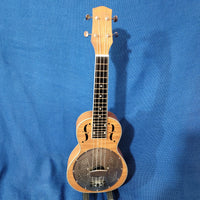 Gold Tone Concert ResoMaple Laminate Curly Maple Resonator Ukulele with Gigbag P759