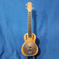 Gold Tone Super Concert Long (Tenor) Neck ResoMaple Laminate Curly Maple Resonator Ukulele with Gigbag P761