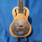 Gold Tone Super Concert Long (Tenor) Neck ResoMaple Laminate Curly Maple Resonator Ukulele with Gigbag P761