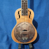 Gold Tone Super Concert Long (Tenor) Neck ResoMaple Laminate Curly Maple Resonator Ukulele with Gigbag P761