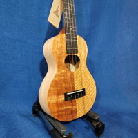 KoAloha Concert Naupaka All Solid Koa & Mango KCNP-00 Gloss Made in Hawaii Ukulele w/Hardcase P765