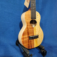 KoAloha Concert Naupaka All Solid Koa & Mango KCNP-00 Gloss Made in Hawaii Ukulele w/Hardcase P764