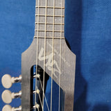 Risa Stick Soprano Limited Edition Black / Grey Electric Ukulele with Bag UKS363LE P793