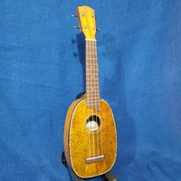 Ohana Soprano Pineapple PK-220G All Solid Mango Ukulele p825