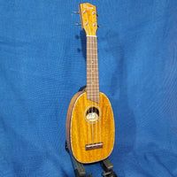 Ohana Soprano Pineapple PK-220G All Solid Mango Ukulele p826