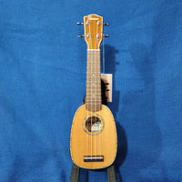 Ohana Pineapple Sopranissimo TTPK-70G All Solid Spruce / Mahogany Teenie Tiny Ukulele p828