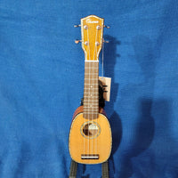 Ohana Pineapple Sopranissimo TTPK-70G All Solid Spruce / Mahogany Teenie Tiny Ukulele p828