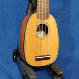 Ohana Pineapple Sopranissimo TTPK-70G All Solid Spruce / Mahogany Teenie Tiny Ukulele p828