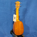 Ohana Pineapple Sopranissimo TTPK-70G All Solid Spruce / Mahogany Teenie Tiny Ukulele p828