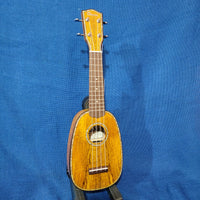 Ohana Pineapple Sopranino TPK-220G All Solid Mango w Abalone Ukulele p831