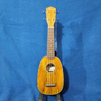 Ohana Pineapple Sopranino TPK-220G All Solid Mango w Abalone Ukulele p831