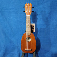 Ohana Sopranissimo Pineapple TTPK-25G Solid Mahogany Teenie Tiny Ukulele p840