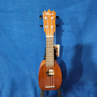 Ohana Sopranissimo Pineapple TTPK-25G Solid Mahogany Teenie Tiny Ukulele p840