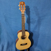 Ohana Tenor TK-70R Solid Spruce Top / Laminate Rosewood Slotted Headstock Ukulele p920