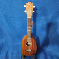 Ohana Concert Pineapple PKC-10 Pack Laminate Mahogany Ukulele, Bag, Tuner, Strap, Button P873