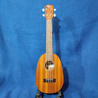 Ohana Concert Pineapple PKC-10 Pack Laminate Mahogany Ukulele, Bag, Tuner, Strap, Button P875