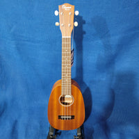 Ohana Concert Pineapple PKC-10 Pack Laminate Mahogany Ukulele, Bag, Tuner, Strap, Button P875