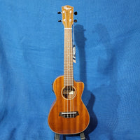 Ohana Concert CK-35GCE All Solid Mahogany Gloss Cutaway A/E Ukulele p913